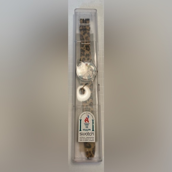 Swatch Other - SWATCH Watch Vintage Atlanta 1996 Olympics Working with Case VERY RARE NWT